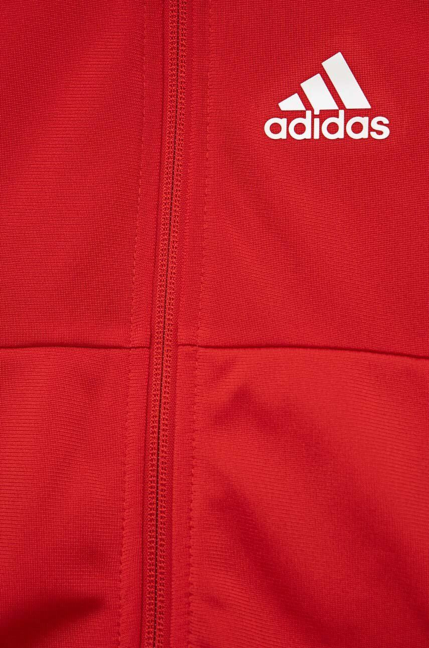 adidas Performance Dětská tepláková souprava červená barva - Pepit.cz