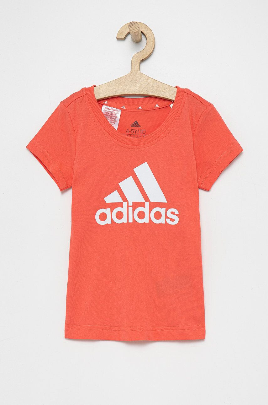 adidas Performance Dětské bavlněné tričko HC5663 - Pepit.cz