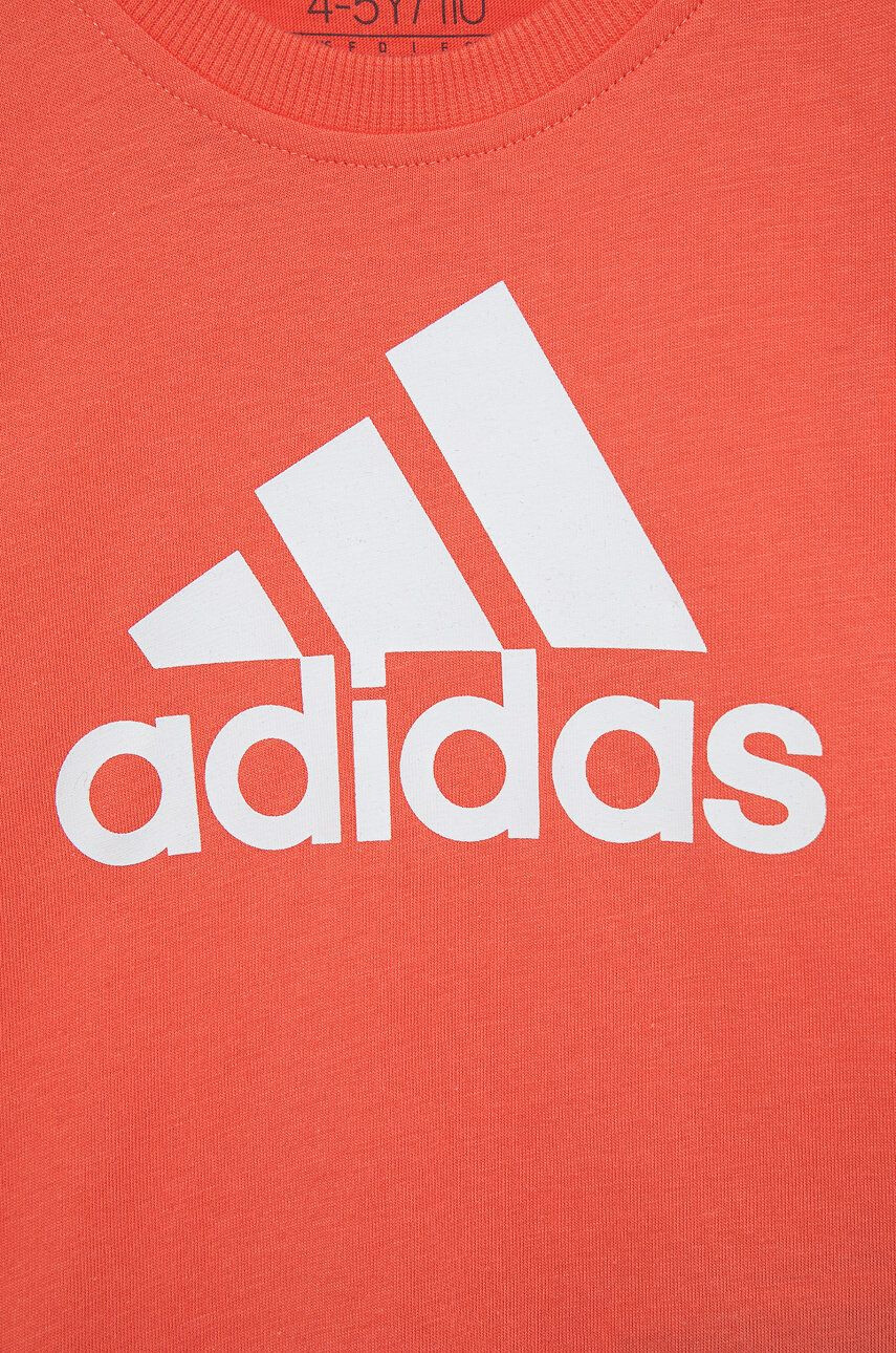 adidas Performance Dětské bavlněné tričko HC5663 - Pepit.cz