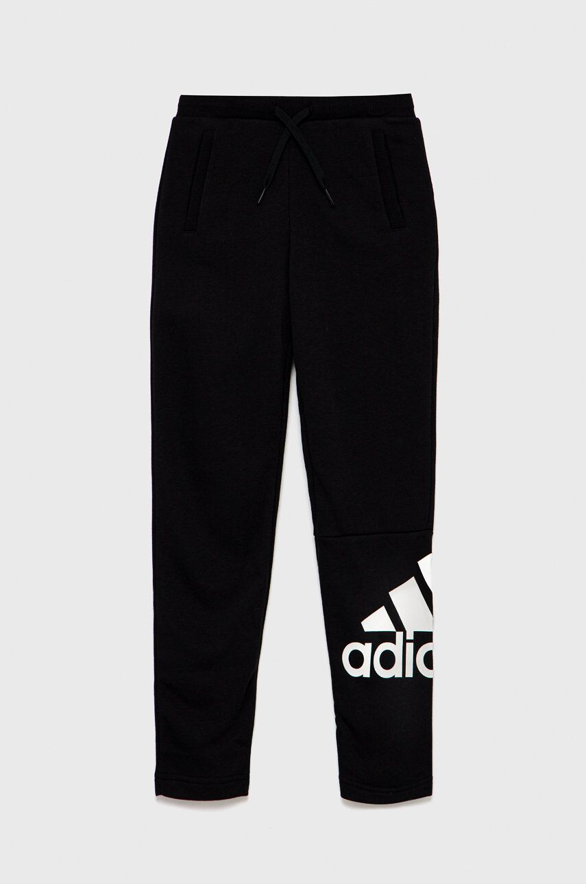 adidas Performance Dětské kalhoty GN4064 černá barva s potiskem - Pepit.cz