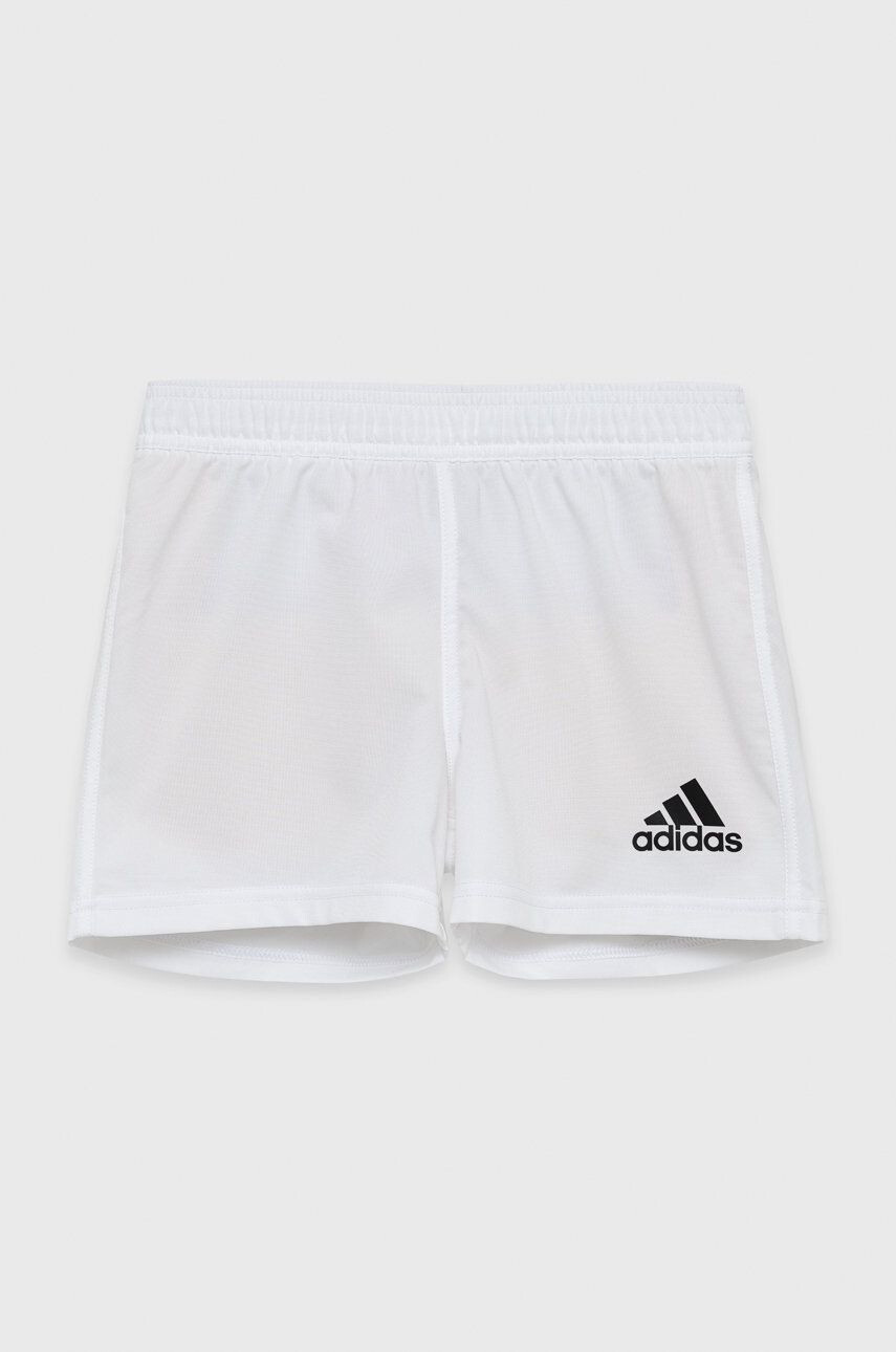 adidas Performance Dětské kraťasy GI7638 bílá barva nastavitelný pas - Pepit.cz