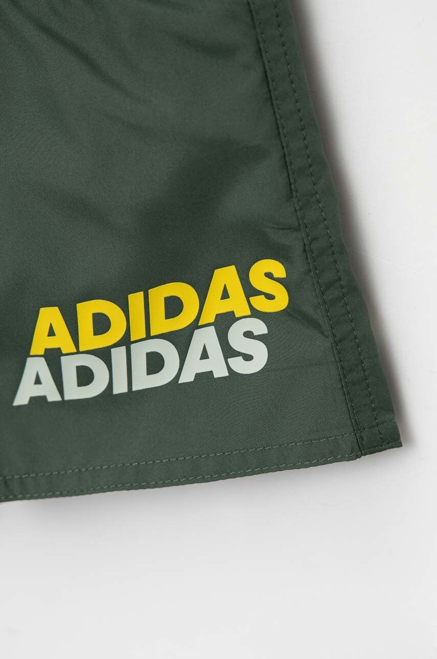 adidas Performance Dětské plavkové šortky zelená barva - Pepit.cz