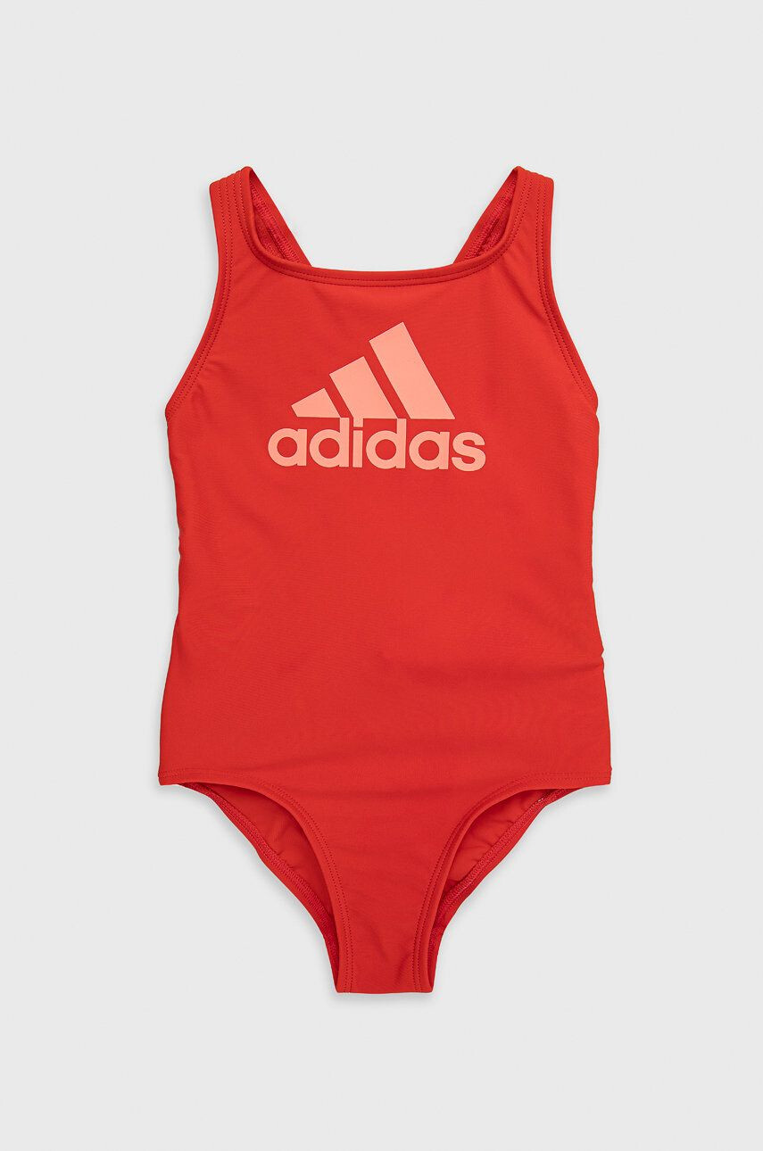 adidas Performance Dětské plavky HC9656 červená barva - Pepit.cz