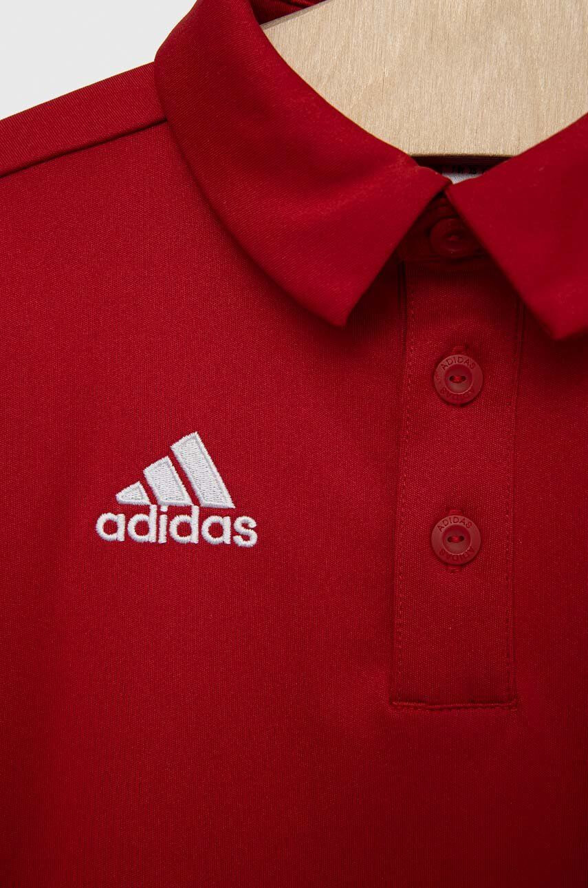 adidas Performance Dětské polo tričko ENT22 POLO Y červená barva - Pepit.cz