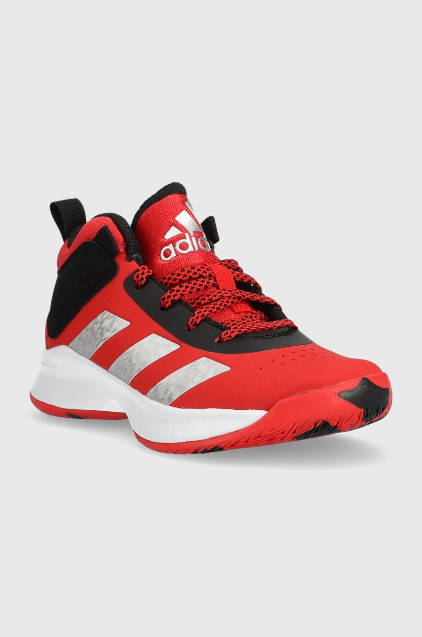 adidas Performance Dětské sneakers boty červená barva - Pepit.cz