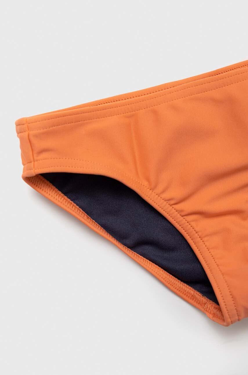 adidas Performance Dvoudílné dětské plavky 3S BIKINI oranžová barva - Pepit.cz