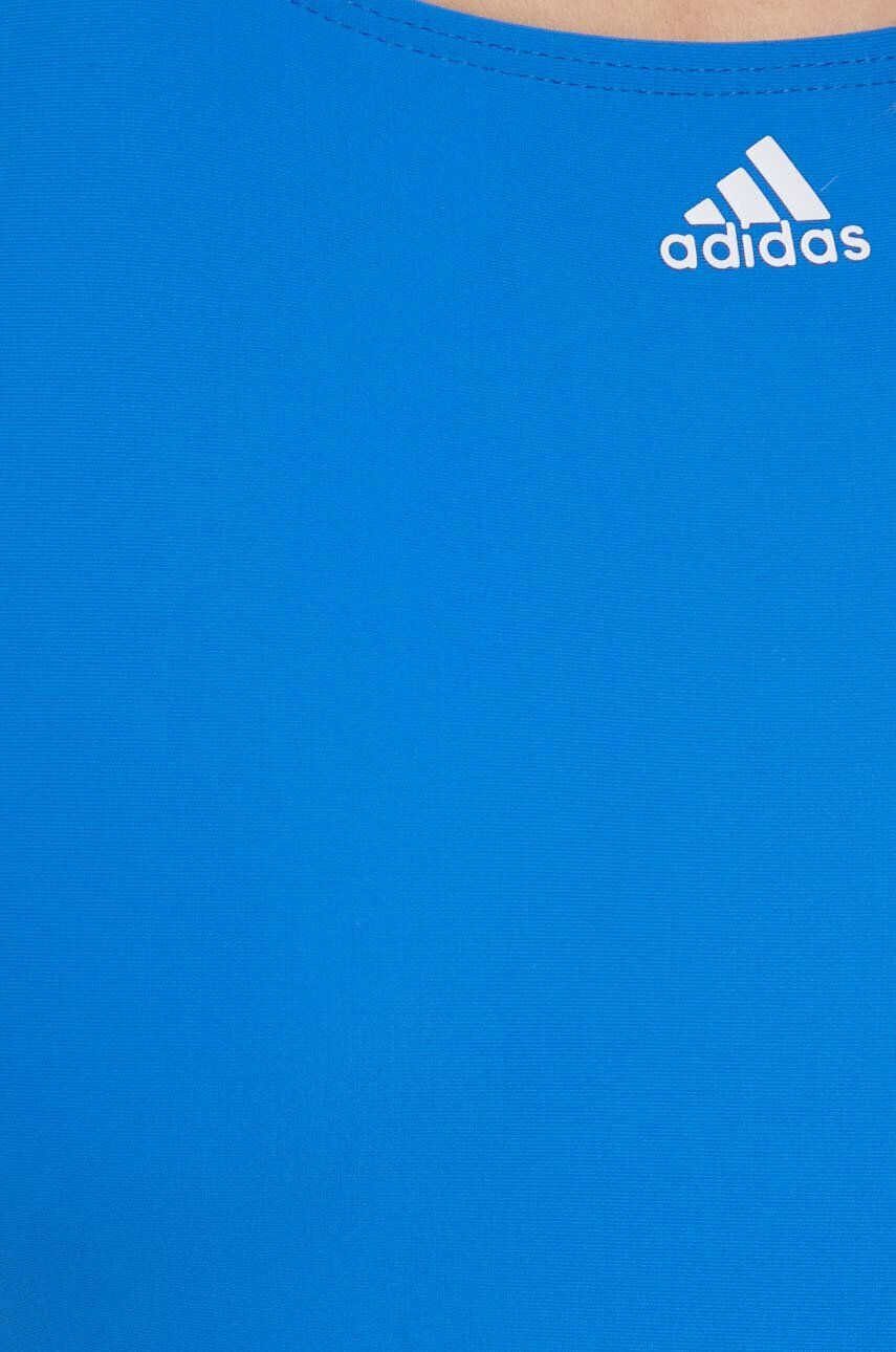 adidas Performance Jednodílné plavky Mid 3-Stripes měkký košík - Pepit.cz