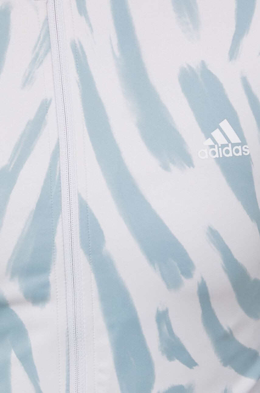 adidas Performance Joggingová mikina Run Icon HE0354 dámská šedá barva vzorovaná - Pepit.cz