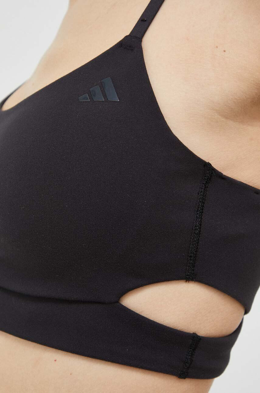 adidas Performance Jógová podprsenka Studio černá barva - Pepit.cz