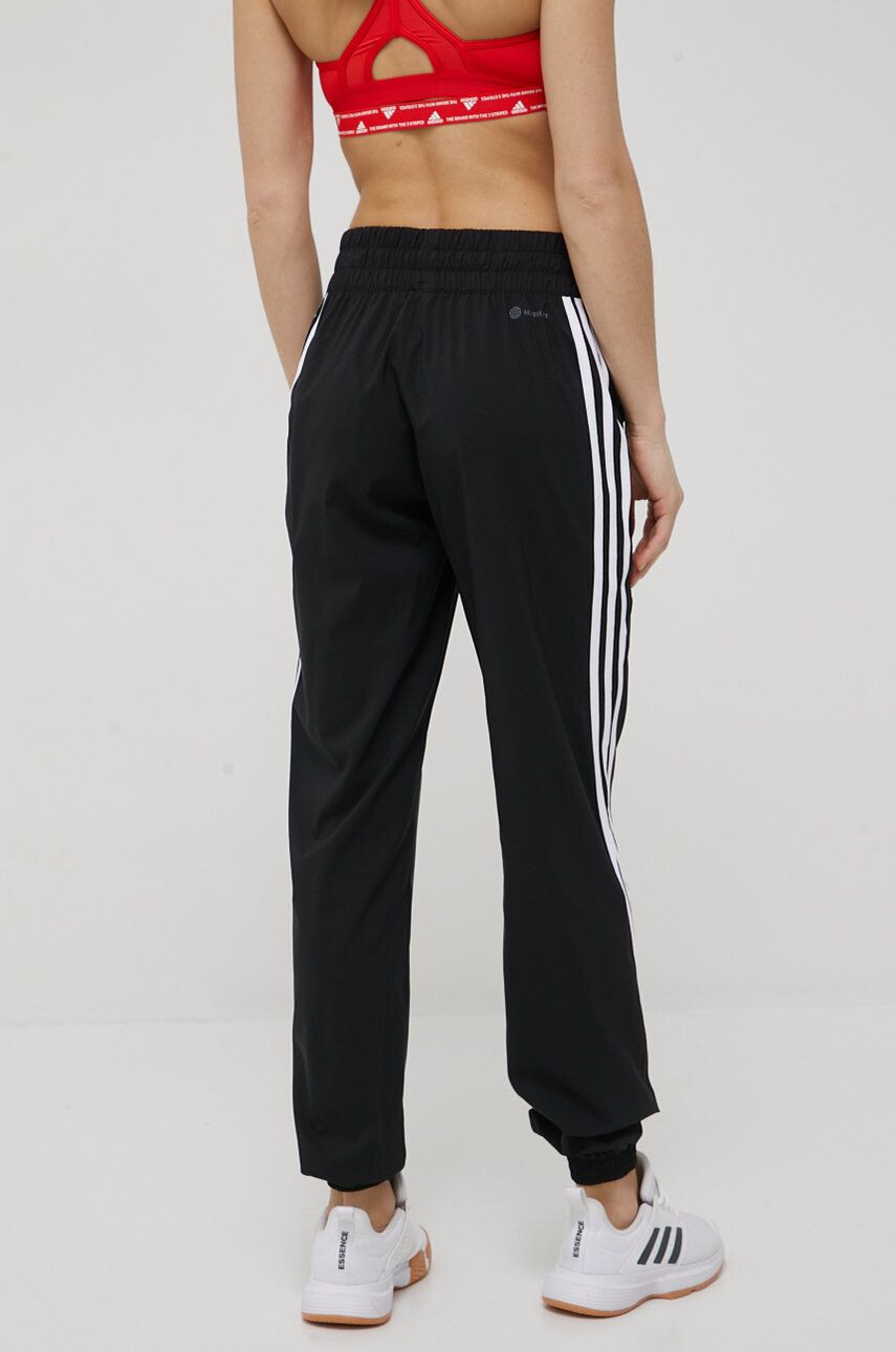 adidas Performance Kalhoty H59081 dámské černá barva jogger high waist - Pepit.cz