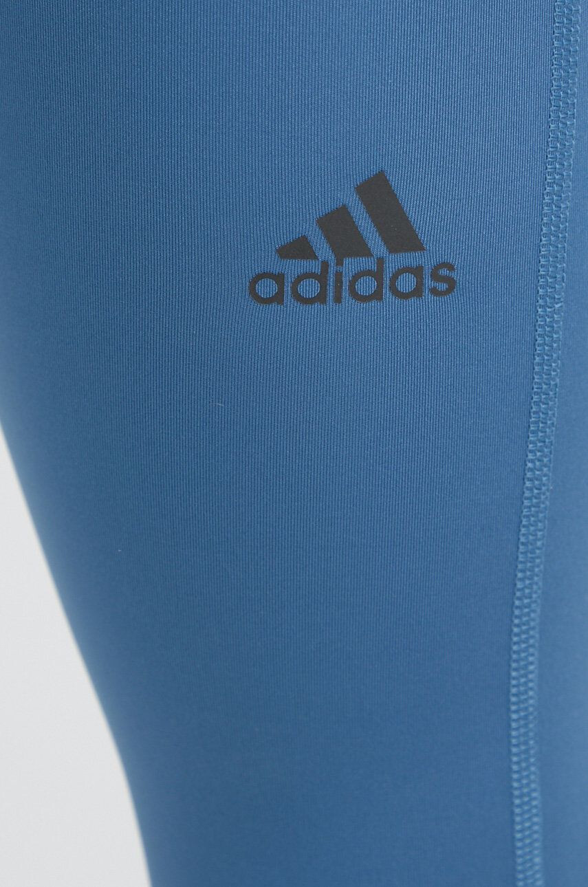 adidas Performance Běžecké legíny HB9366 dámské modrá barva hladké - Pepit.cz