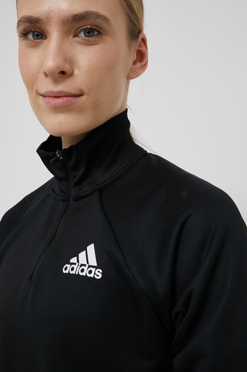 adidas Performance Mikina HA7609 dámská černá barva hladká - Pepit.cz