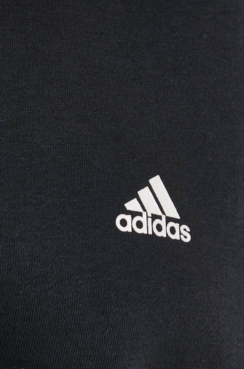 adidas Performance Mikina HE9397 dámská černá barva s potiskem - Pepit.cz