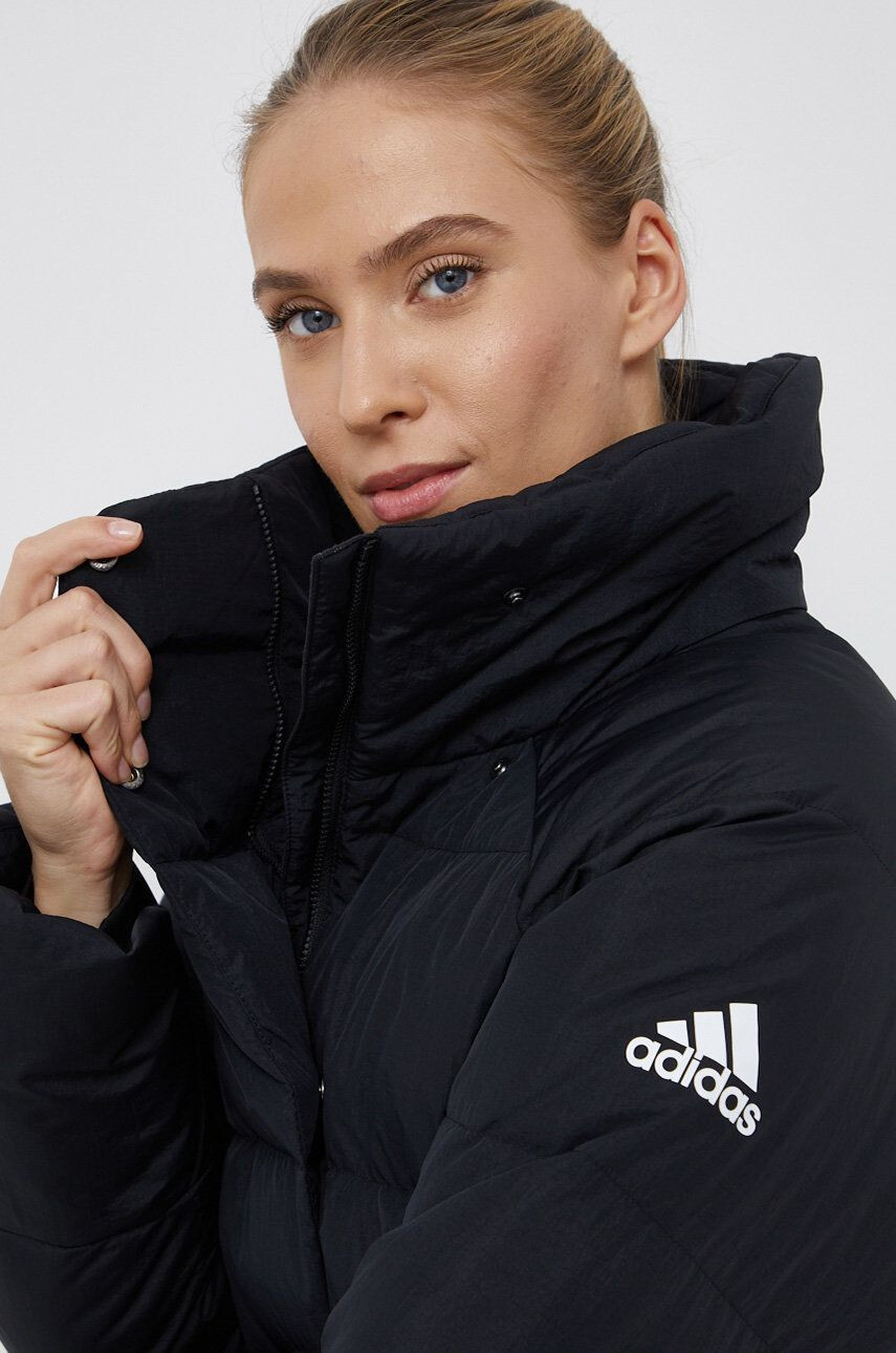 adidas Performance Péřová bunda dámská černá barva zimní - Pepit.cz