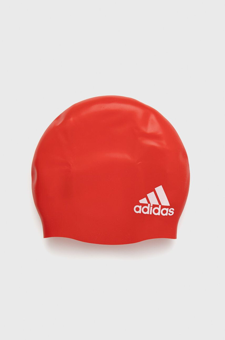 adidas Performance Plavecká čepice HE5081 červená barva - Pepit.cz