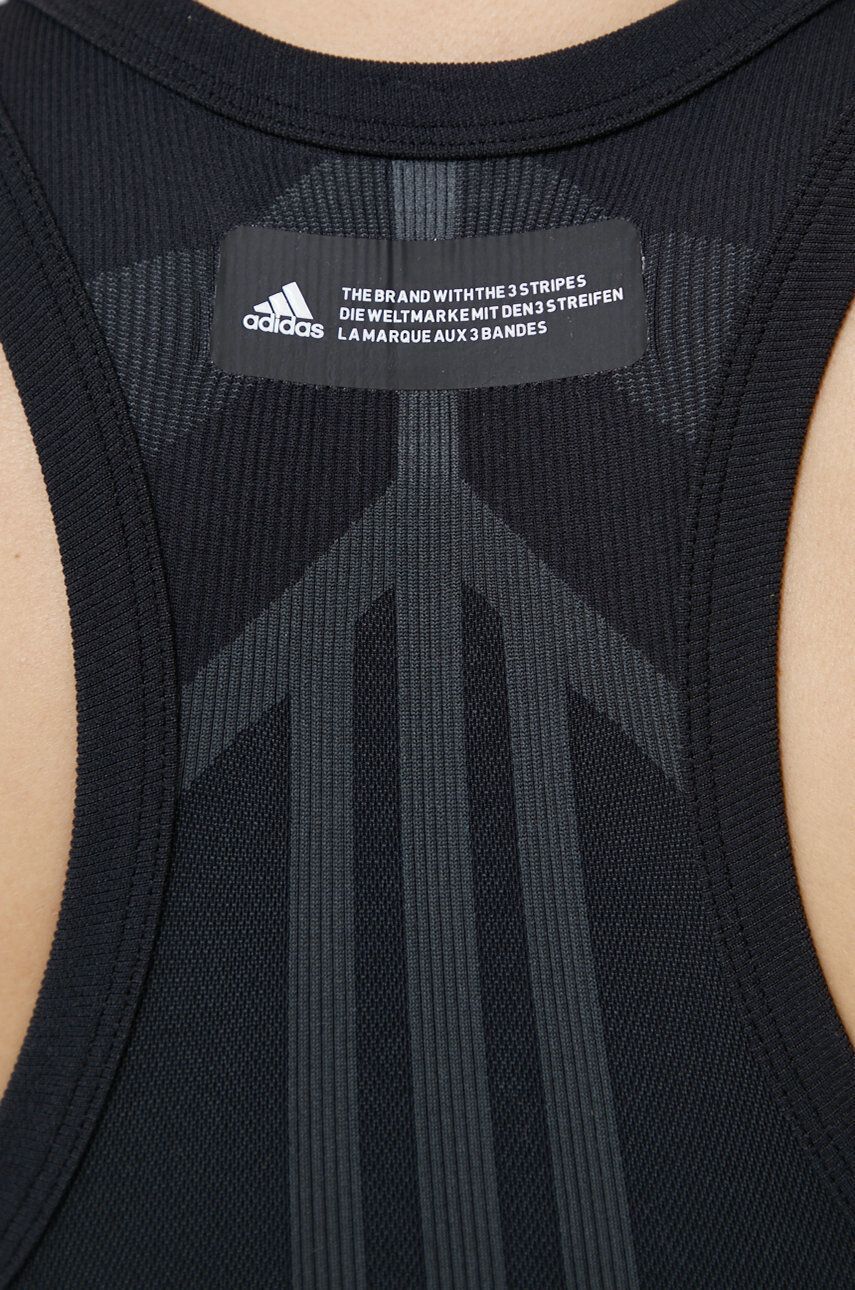 adidas Performance Sportovní podprsenka GL3472 černá barva vzorovaný - Pepit.cz