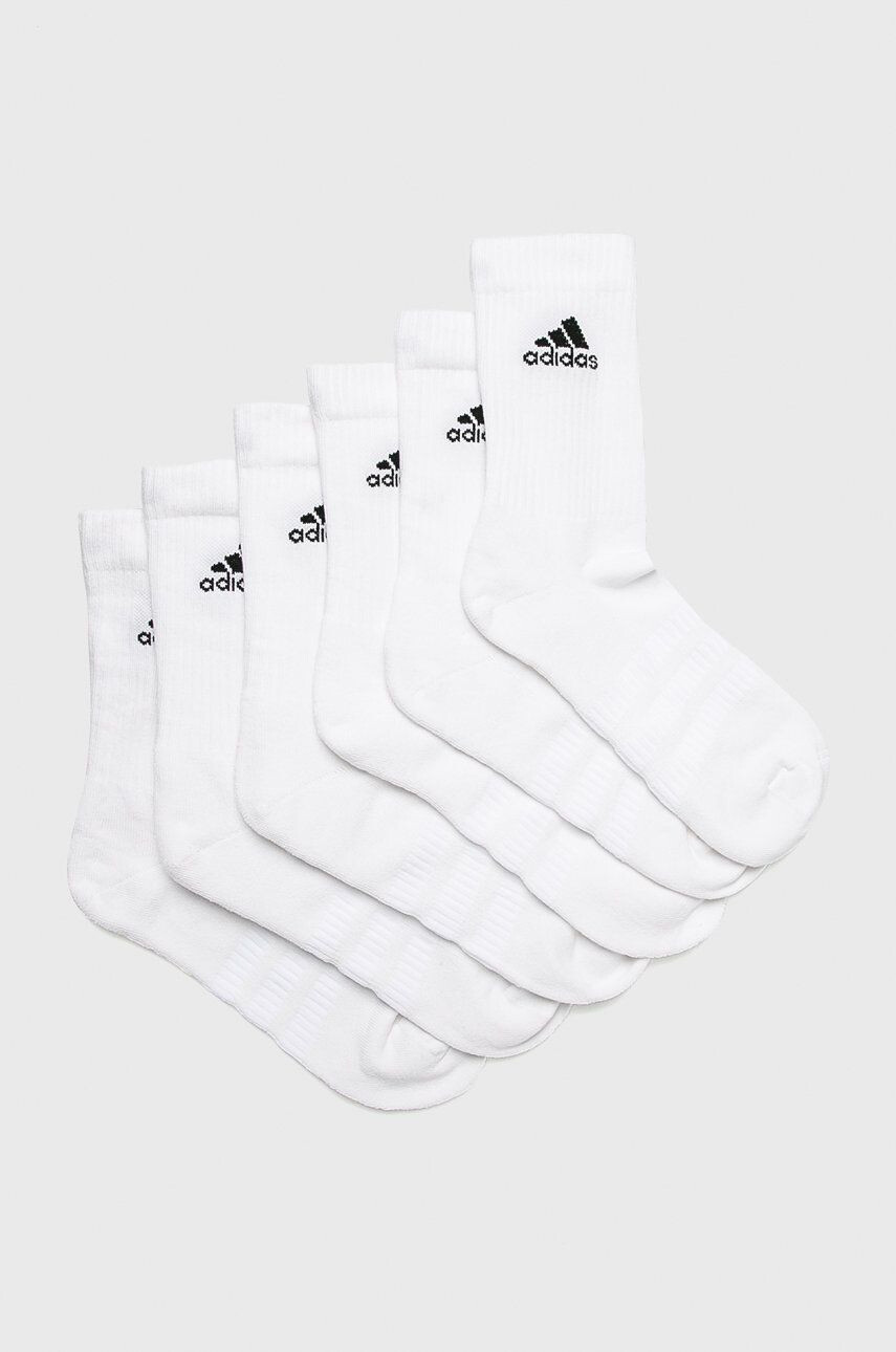 adidas Performance Ponožky 6-pack bílá barva - Pepit.cz