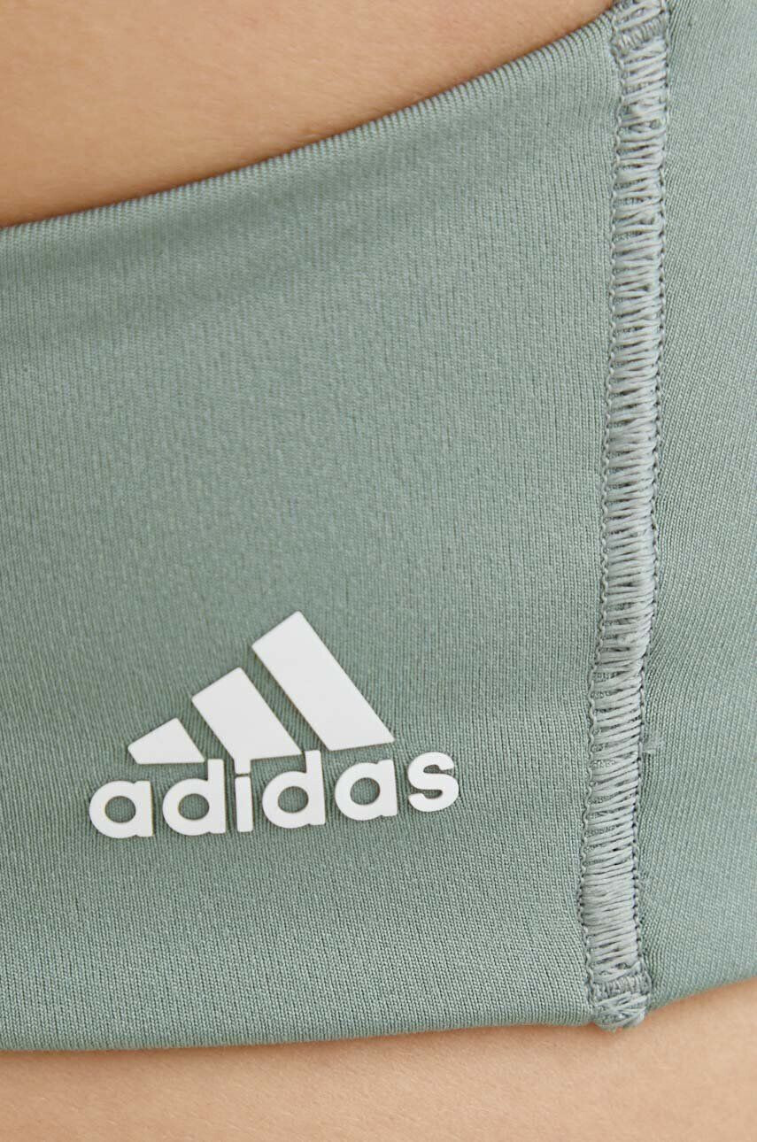 adidas Performance Sportovní podprsenka Aeroimpact zelená barva - Pepit.cz