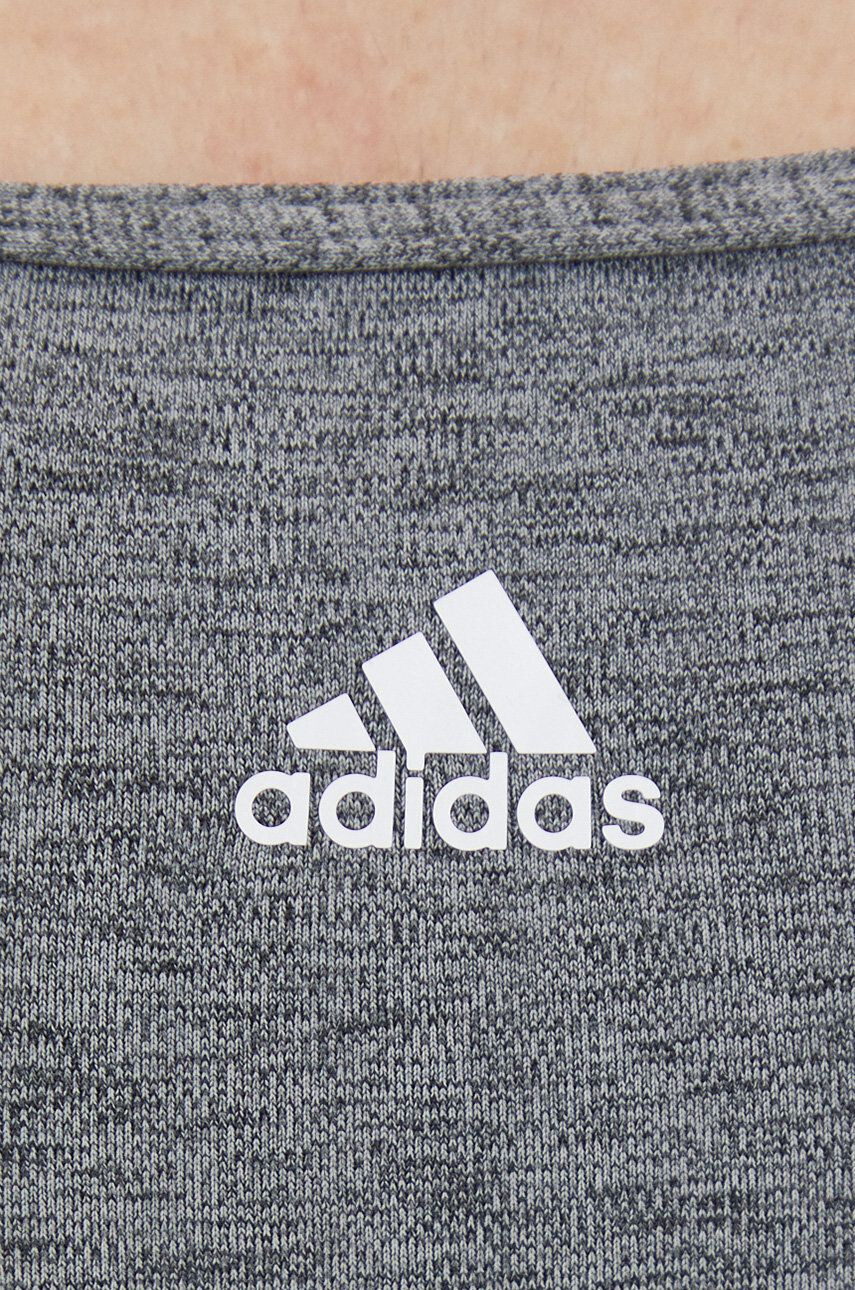 adidas Performance Sportovní podprsenka Aeroreact šedá barva - Pepit.cz