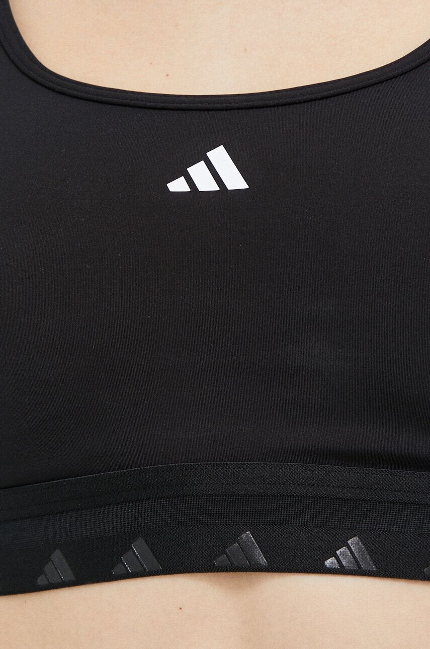 adidas Performance Sportovní podprsenka Aeroreact Techfit černá barva - Pepit.cz