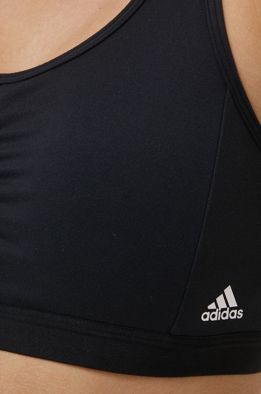 adidas Performance Sportovní podprsenka Coreessentials HE9066 černá barva hladký - Pepit.cz