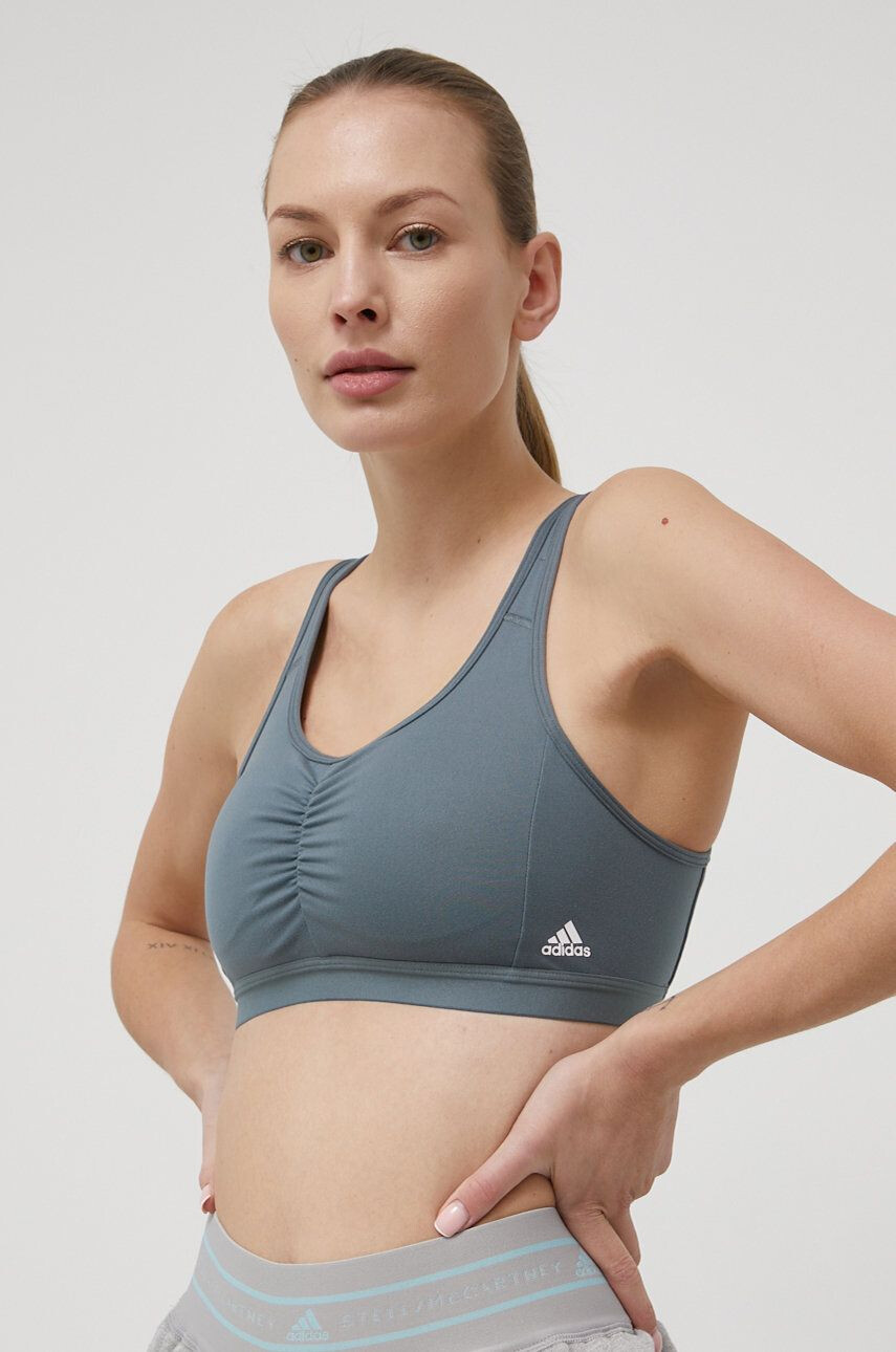 adidas Performance Sportovní podprsenka Coressentials HD7686 hladký - Pepit.cz