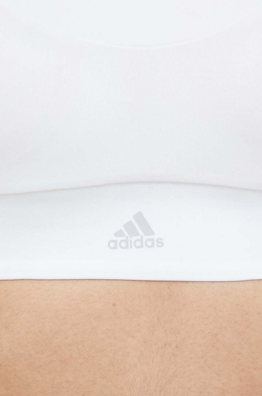 adidas Performance Sportovní podprsenka FastImpact Luxe bílá barva - Pepit.cz