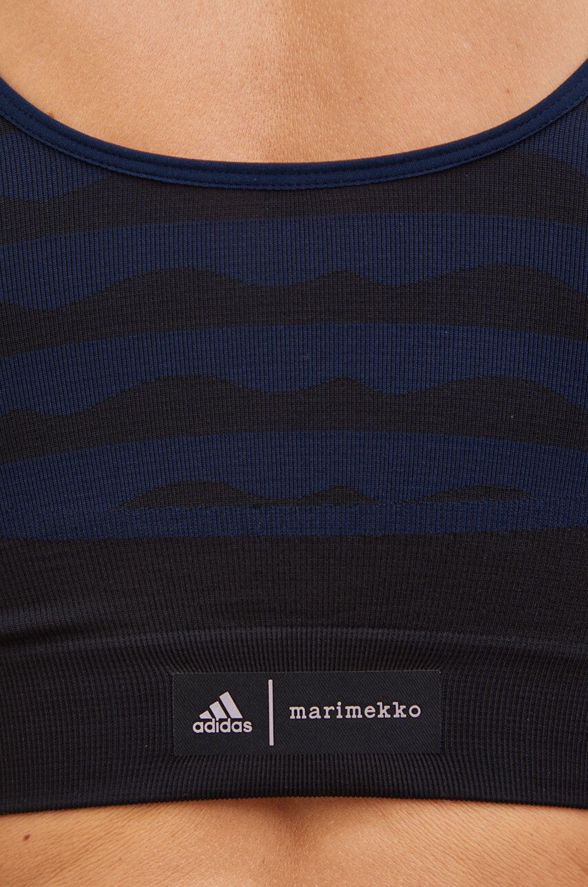 adidas Performance Sportovní podprsenka Marimekko tmavomodrá barva - Pepit.cz