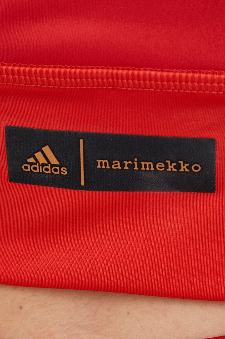 adidas Performance Sportovní podprsenka Marimekko červená barva - Pepit.cz