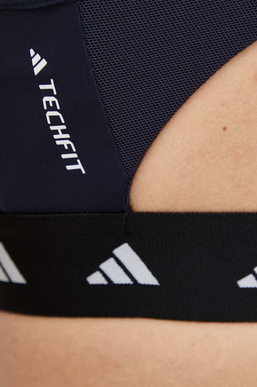 adidas Performance Sportovní podprsenka Powerreact vínová barva - Pepit.cz