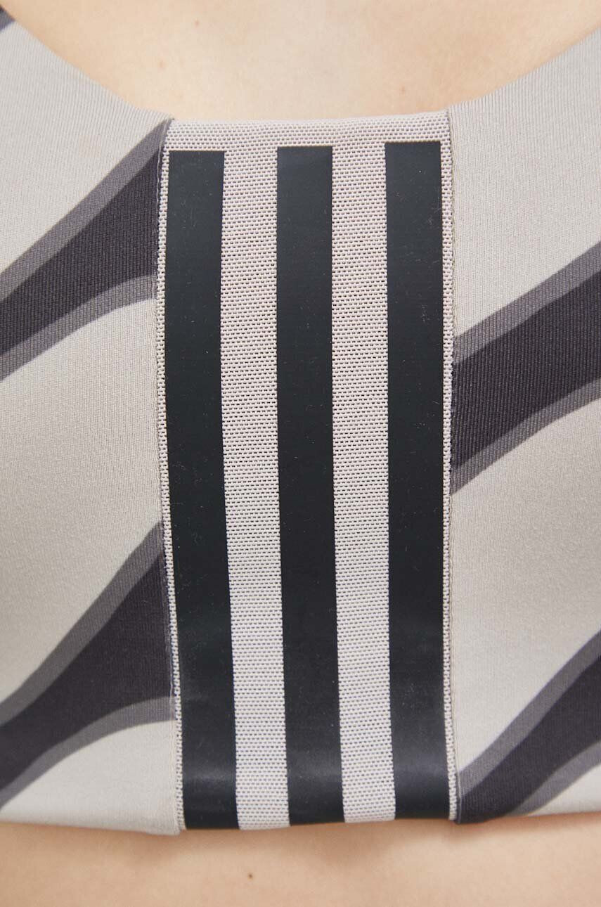 adidas Performance Sportovní podprsenka x Marimekko Aeroimpact béžová barva - Pepit.cz