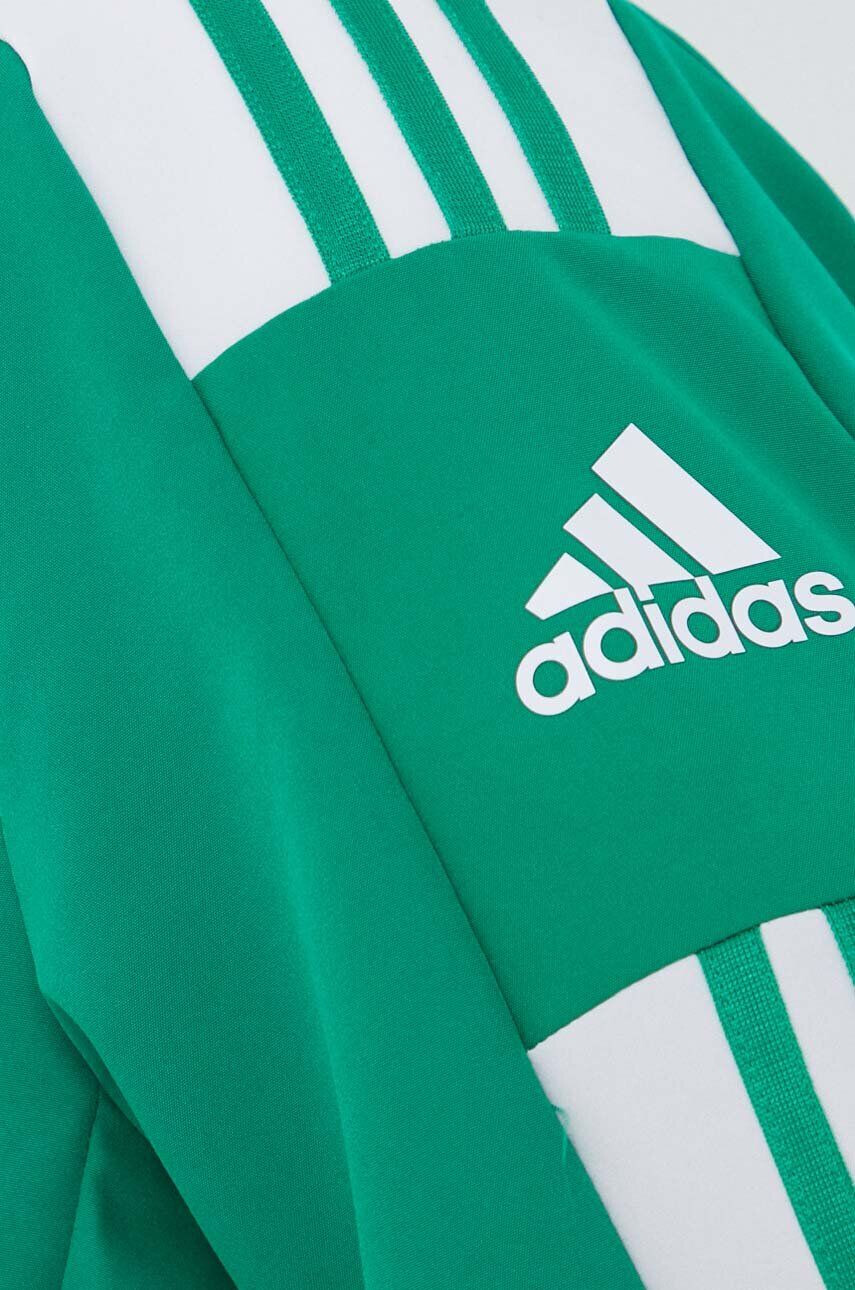 adidas Performance Tréninková mikina Squadra 21 zelená barva s aplikací - Pepit.cz