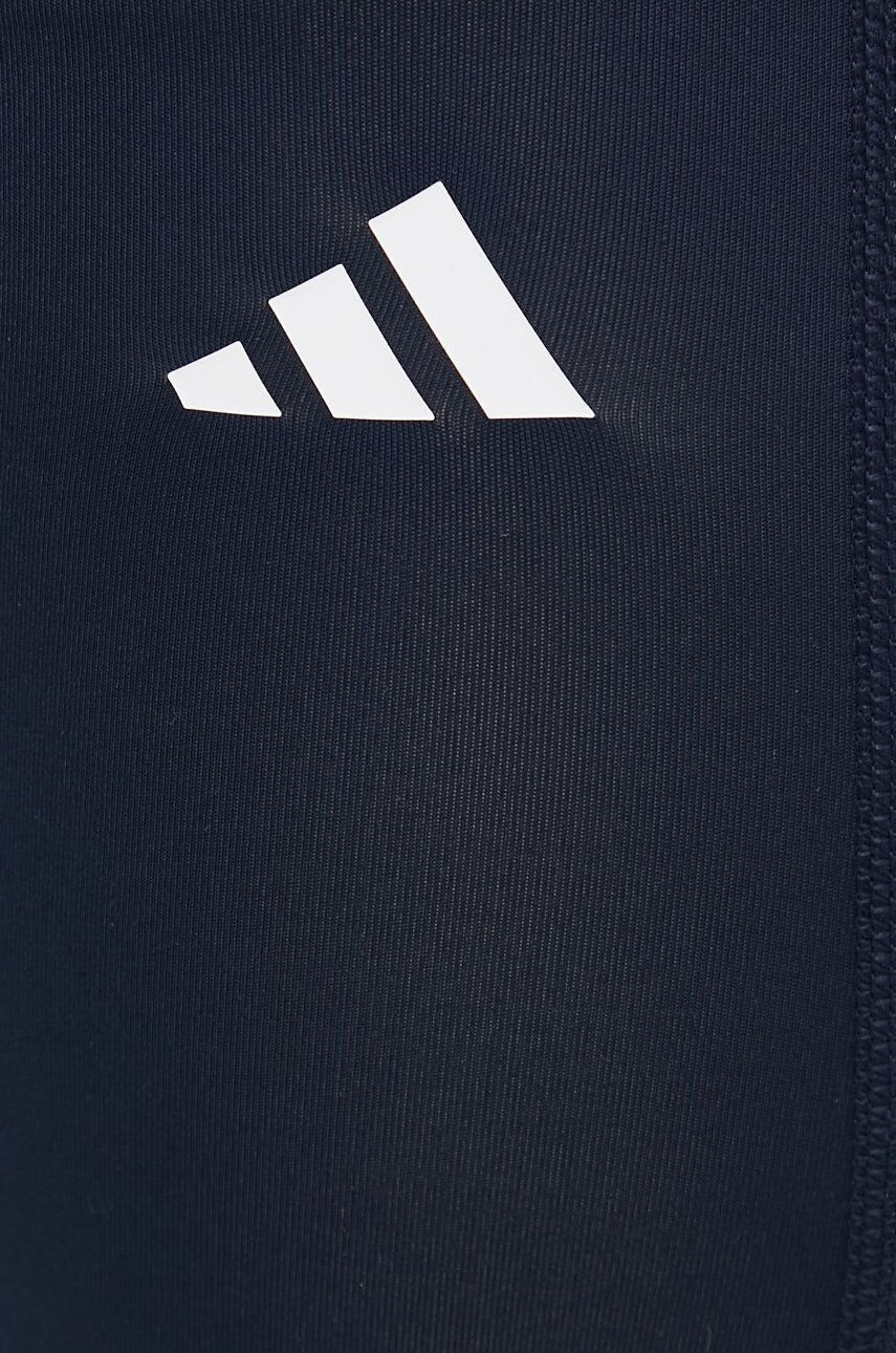 adidas Performance Tréninkové legíny 3-stripes pánské tmavomodrá barva s potiskem - Pepit.cz