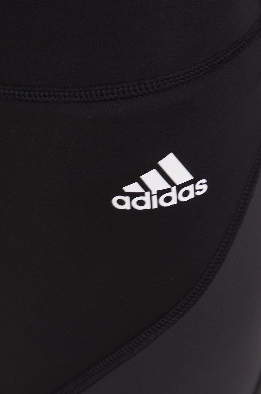 adidas Performance Tréninkové legíny Essentials Hiit dámské černá barva vzorované - Pepit.cz