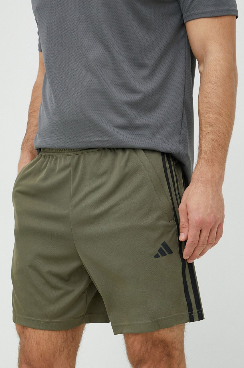 adidas Performance Tréninkové šortky Training Essentials pánské zelená barva - Pepit.cz