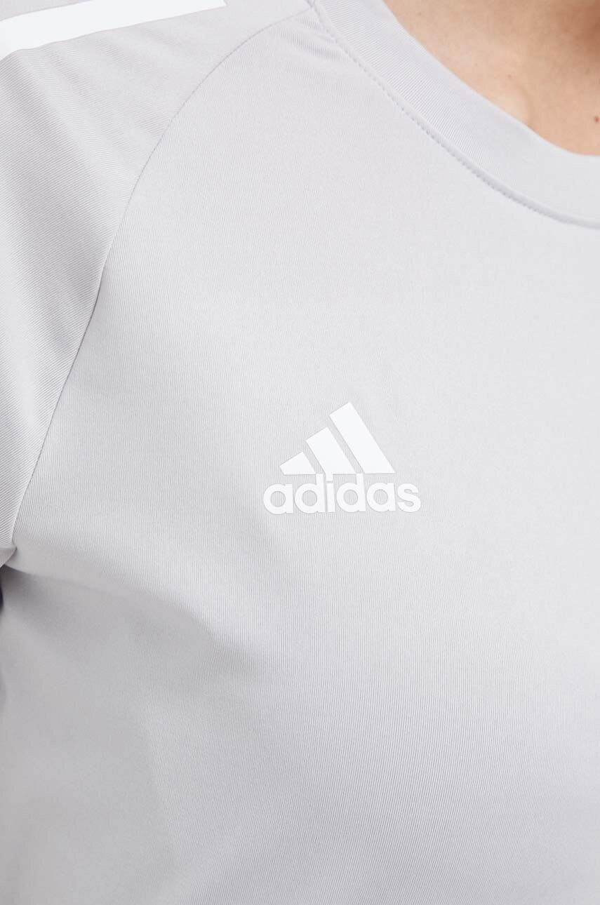 adidas Performance Tréninkové tričko Hilo šedá barva - Pepit.cz