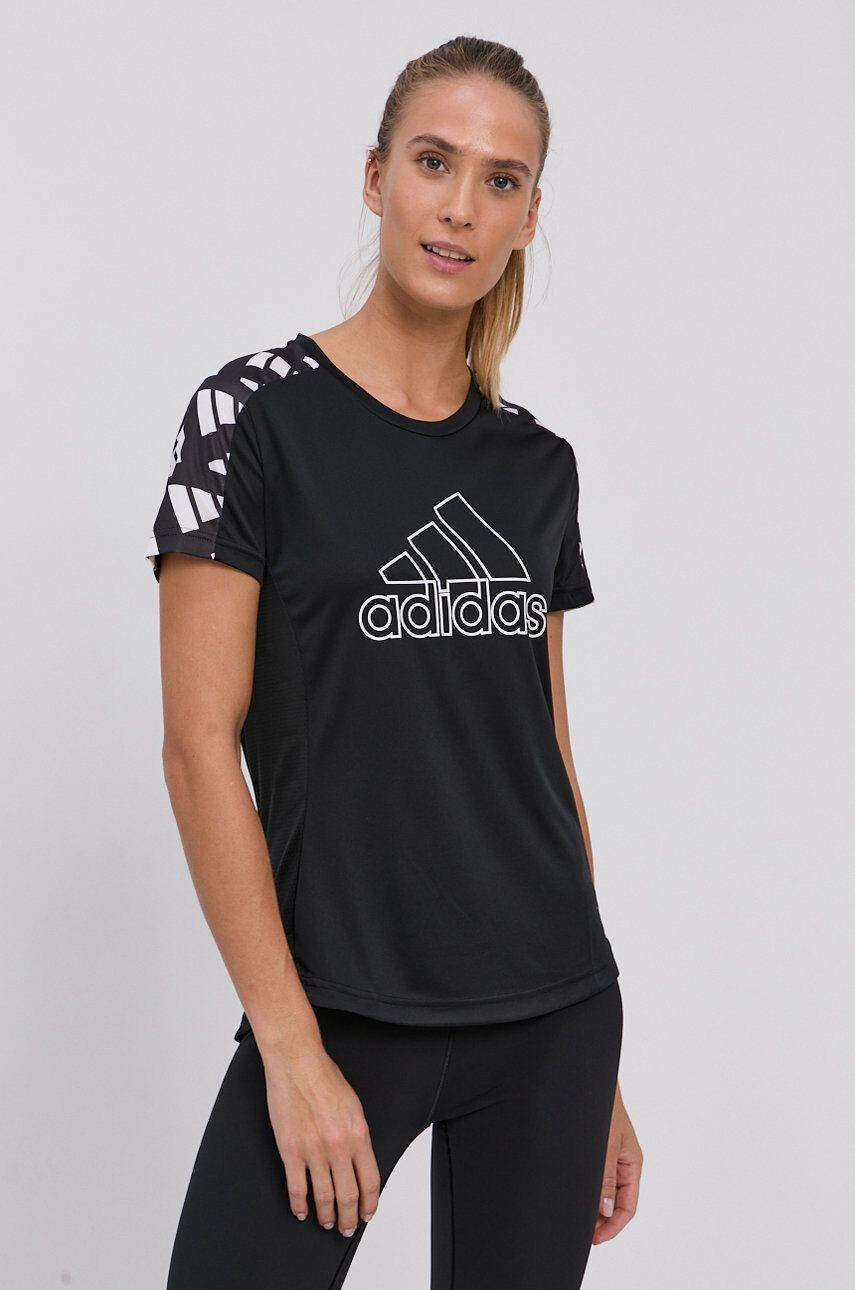 adidas Performance Tričko GM1587 dámské černá barva - Pepit.cz