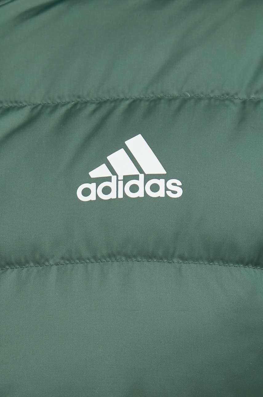 adidas Péřová bunda pánská zelená barva zimní - Pepit.cz