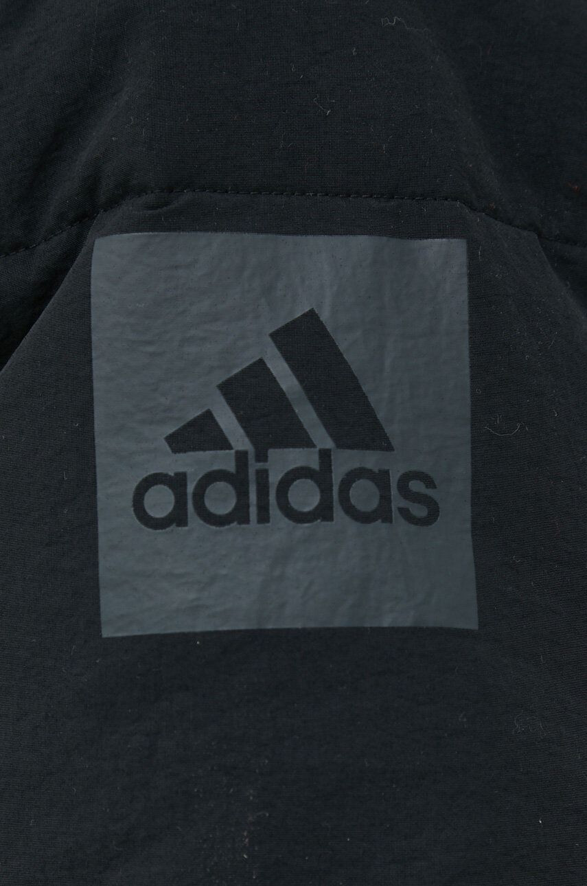 adidas Péřová bunda dámská černá barva zimní - Pepit.cz