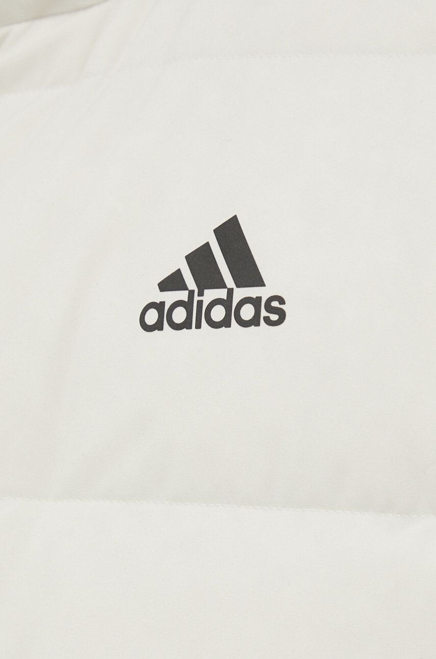 adidas Péřová bunda pánská béžová barva zimní - Pepit.cz