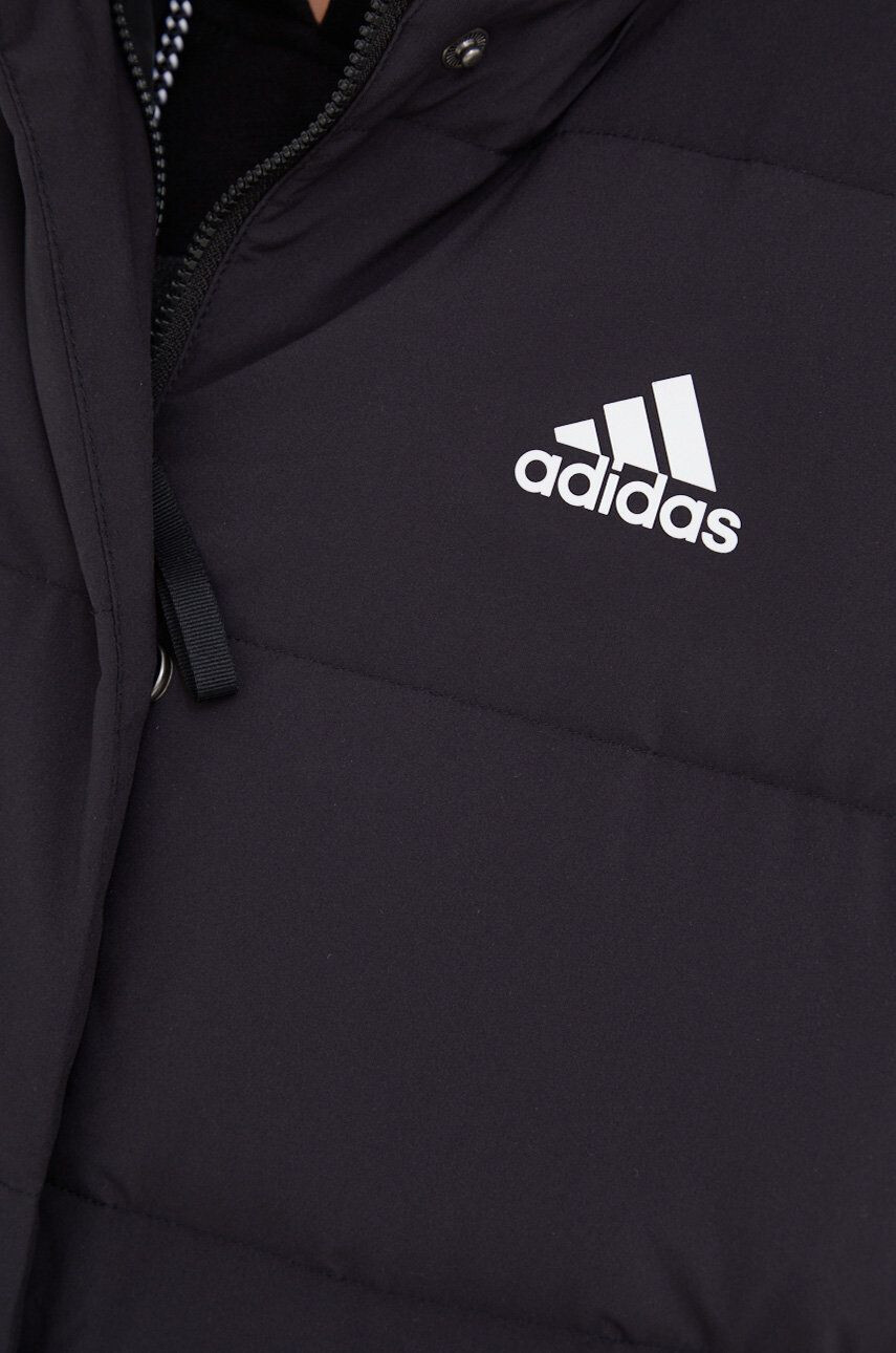 adidas Péřová vesta černá barva - Pepit.cz