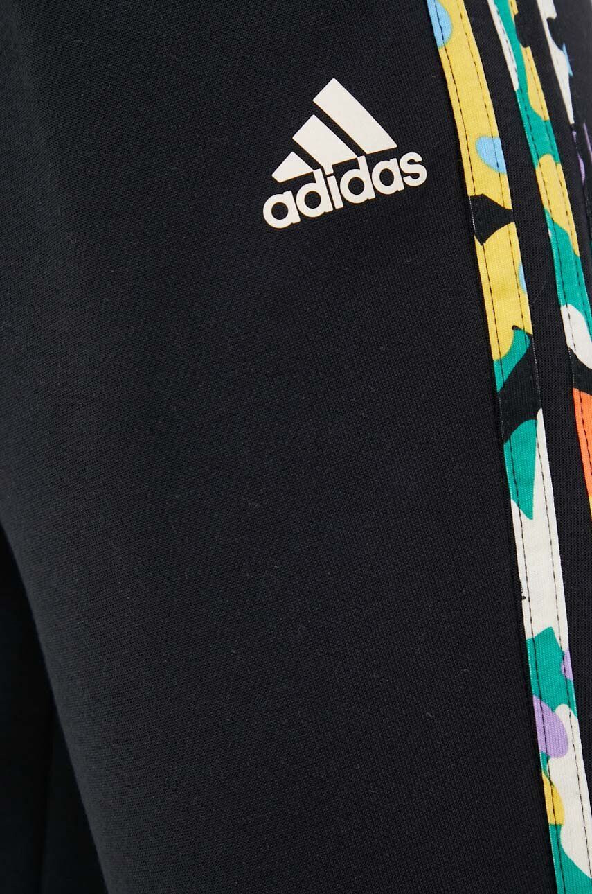 adidas Tepláky černá barva s potiskem - Pepit.cz