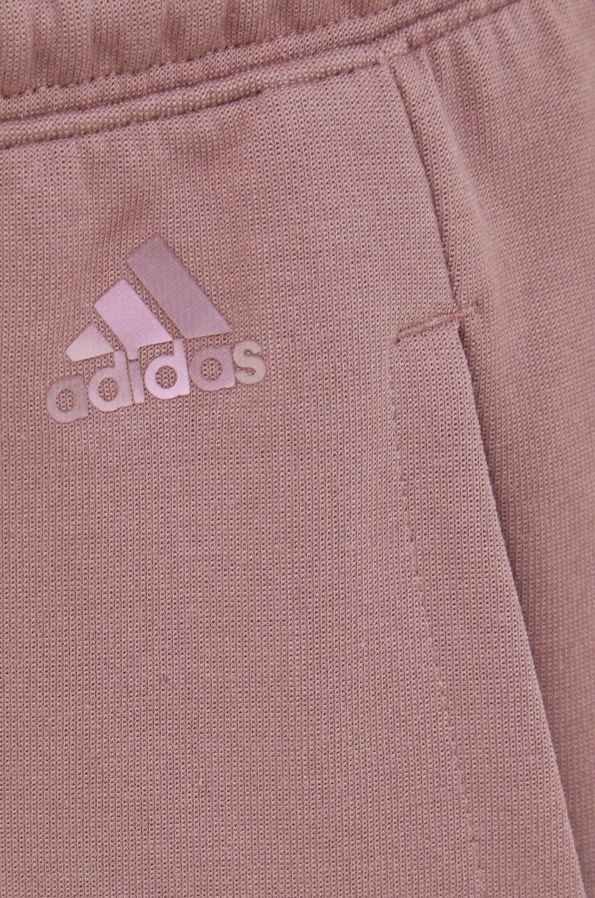 adidas Tepláky dámské růžová barva hladké - Pepit.cz