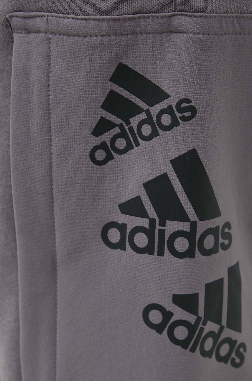 adidas Tepláky pánské šedá barva hladké - Pepit.cz