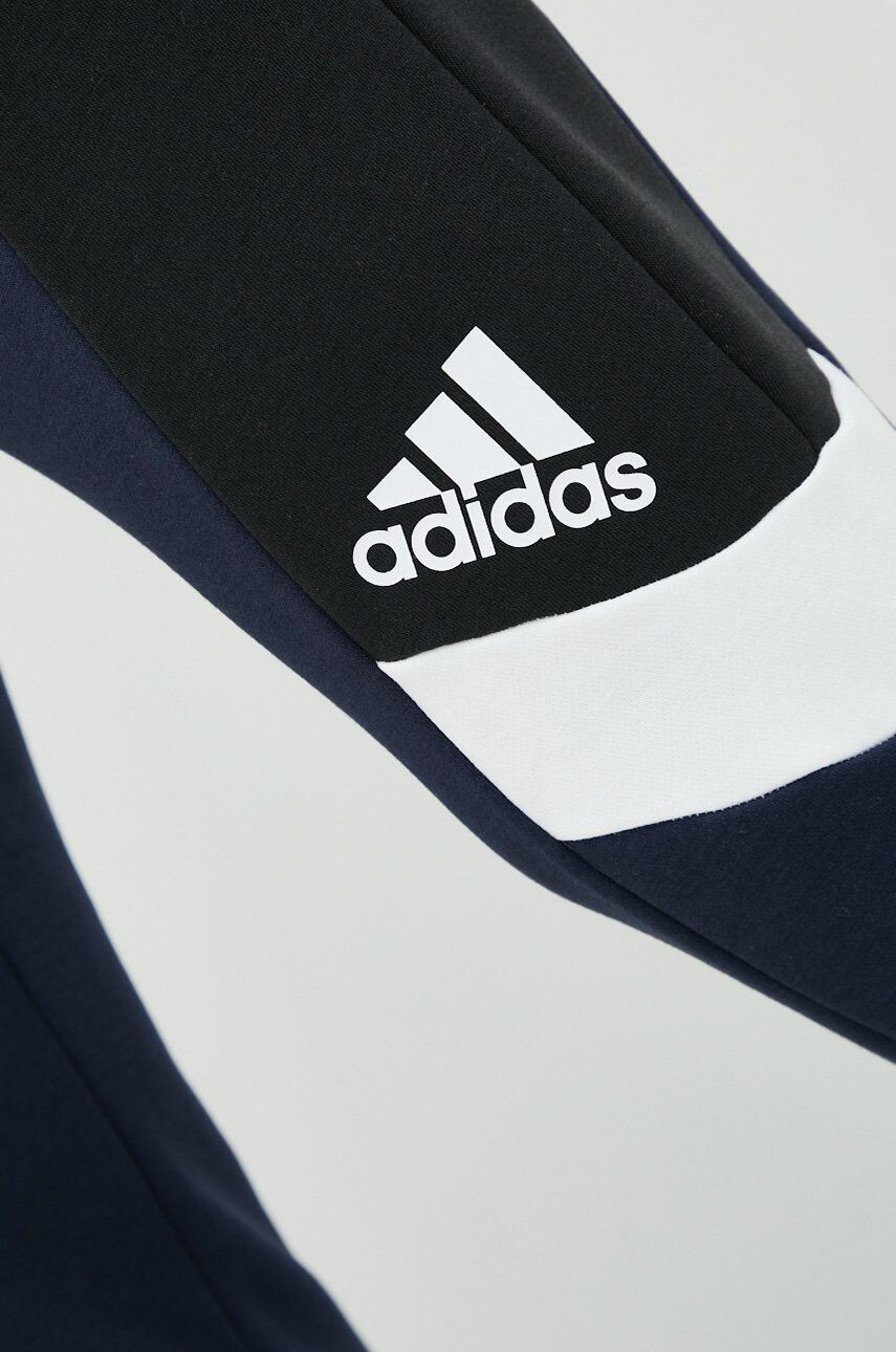 adidas Tepláky pánské tmavomodrá barva vzorované - Pepit.cz