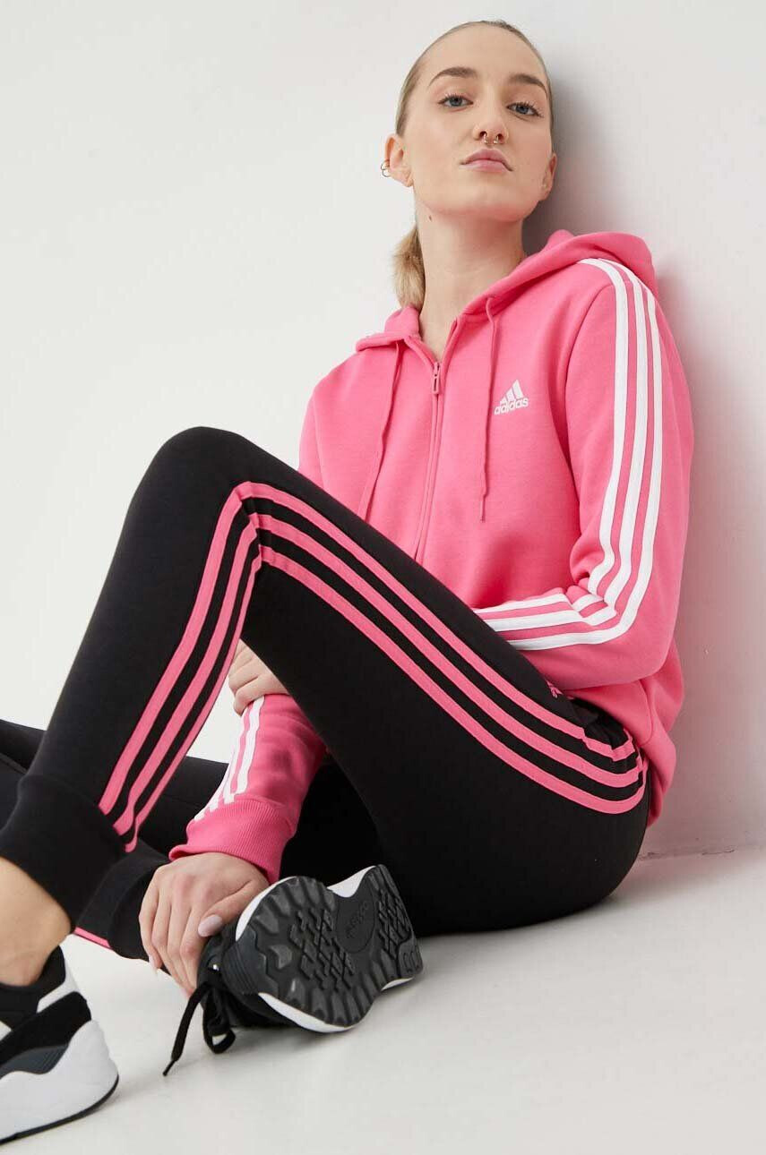 adidas Tepláky Dámské černá barva hladké - Pepit.cz