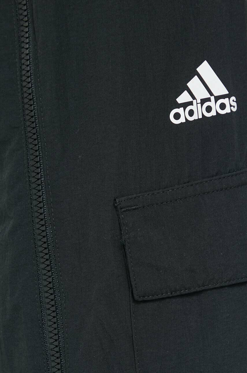 adidas Tepláky černá barva hladké - Pepit.cz