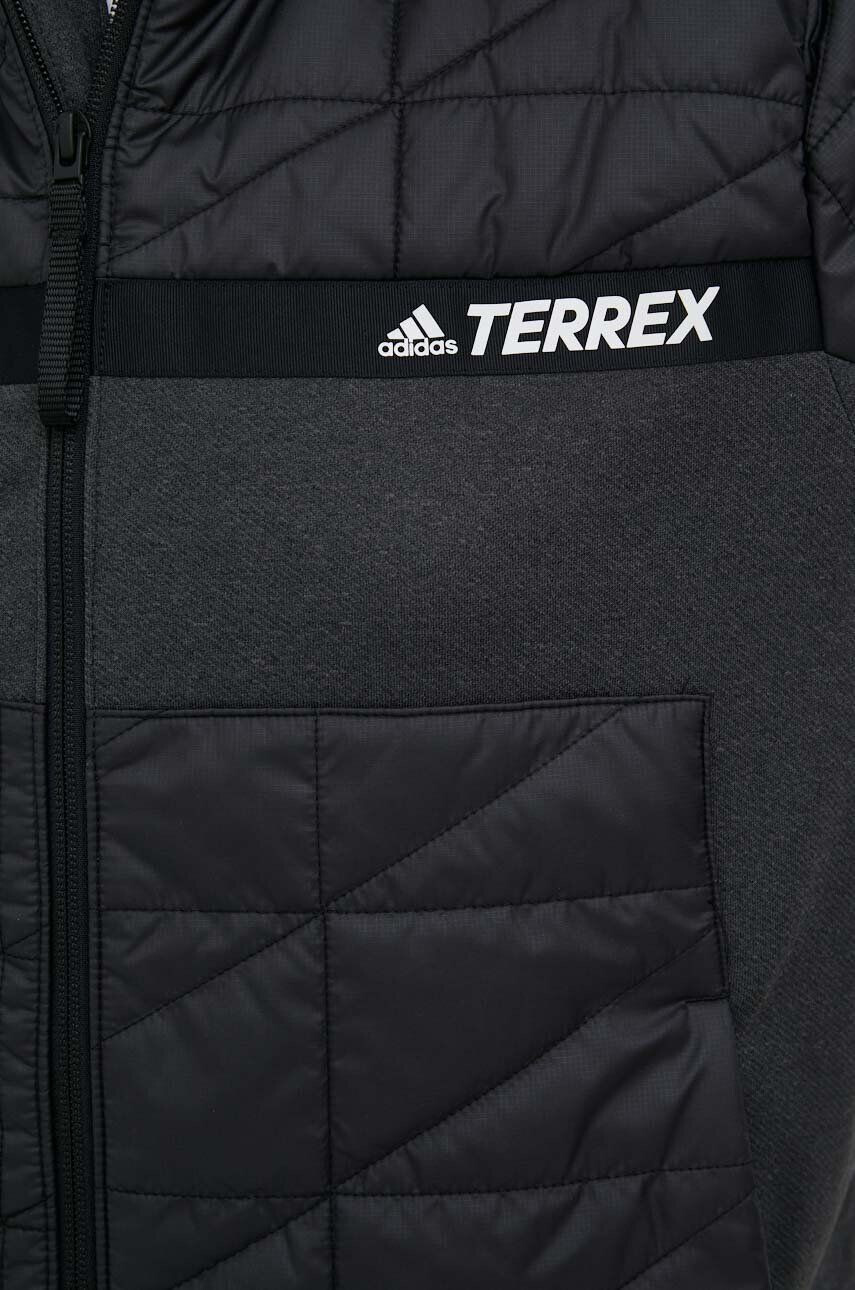 adidas TERREX Bunda adidas Performance dámská šedá barva přechodná - Pepit.cz