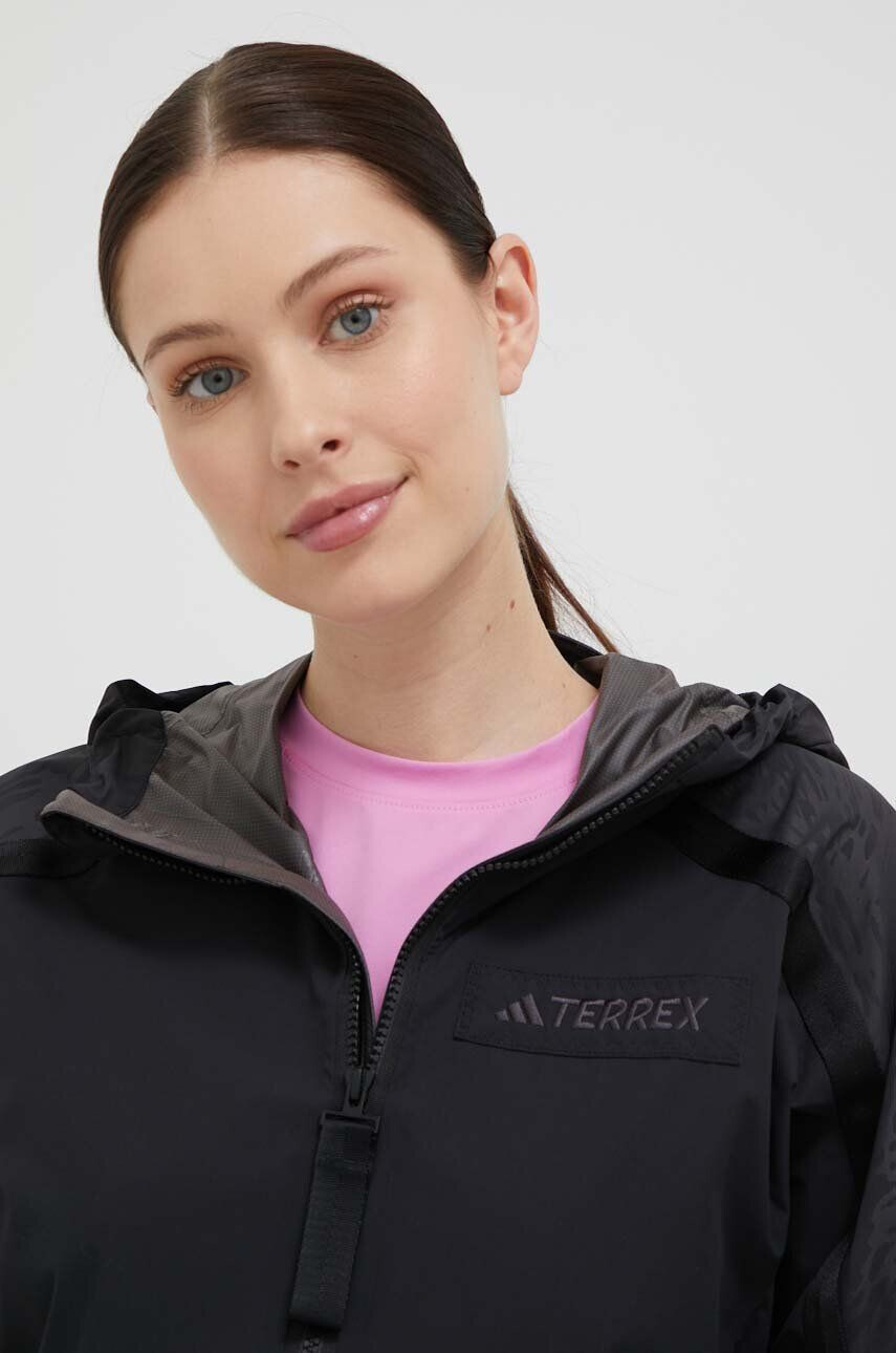 adidas TERREX Nepromokavá bunda Utilitas RAIN.RDY 2.5-Layer dámská černá barva - Pepit.cz