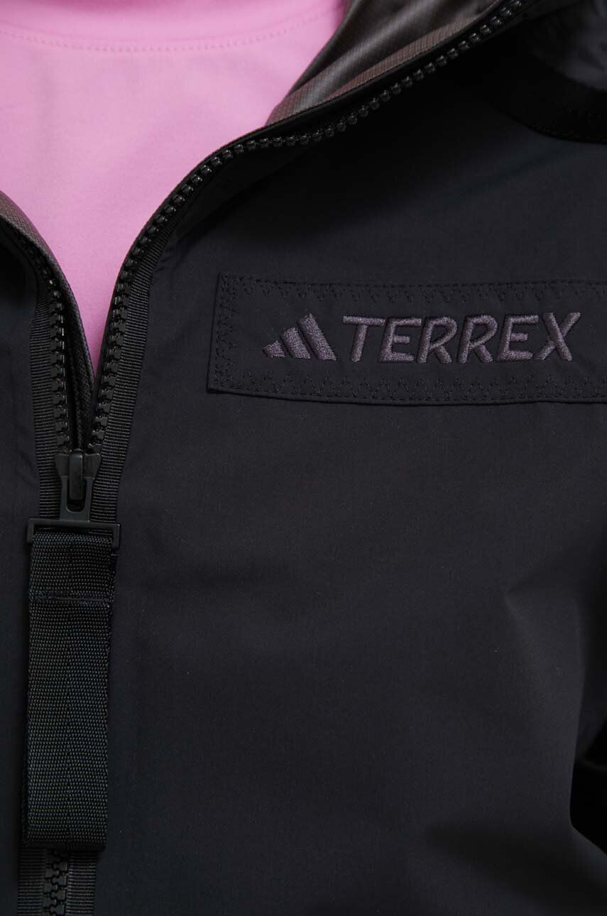 adidas TERREX Nepromokavá bunda Utilitas RAIN.RDY 2.5-Layer dámská černá barva - Pepit.cz